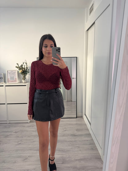 CAMISETA ENCAJE ELSA